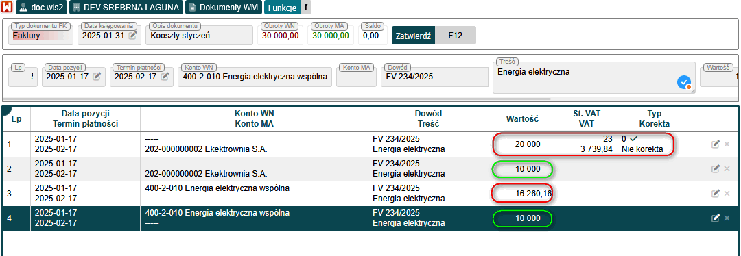Koszt z VAT